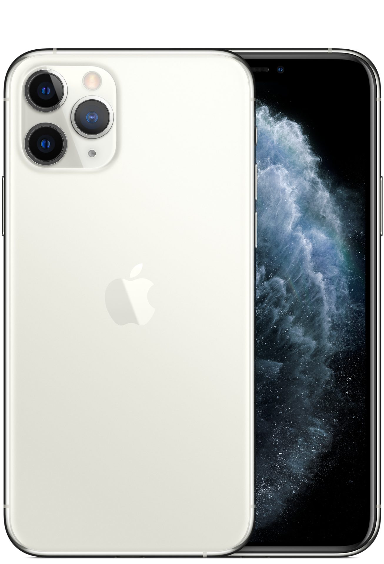 iPhone 11 Pro cellphone, used, recycled and reconditioned, silver color