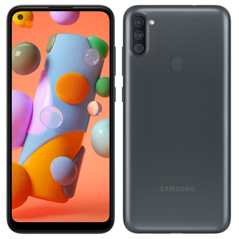 Samsung Galaxy A11 reconditionné, déverrouillé, couleur gris Samsung Galaxy A11, refurbished phone, unlocked, gray color