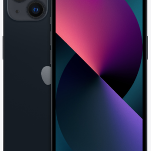 iPhone 13 cellphone, used, recycled and refurbished, midnight color