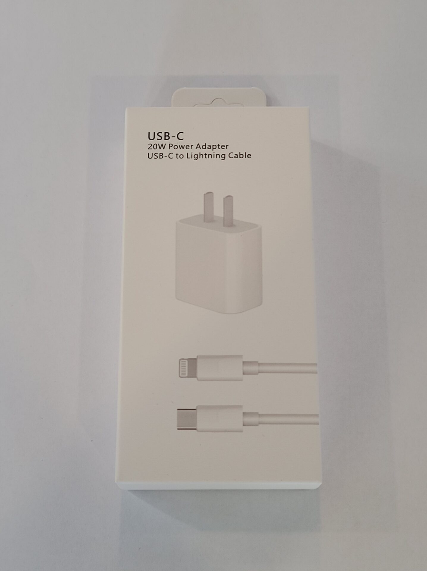 Phone charger block & cable - USB-C, Micro-USB and Apple