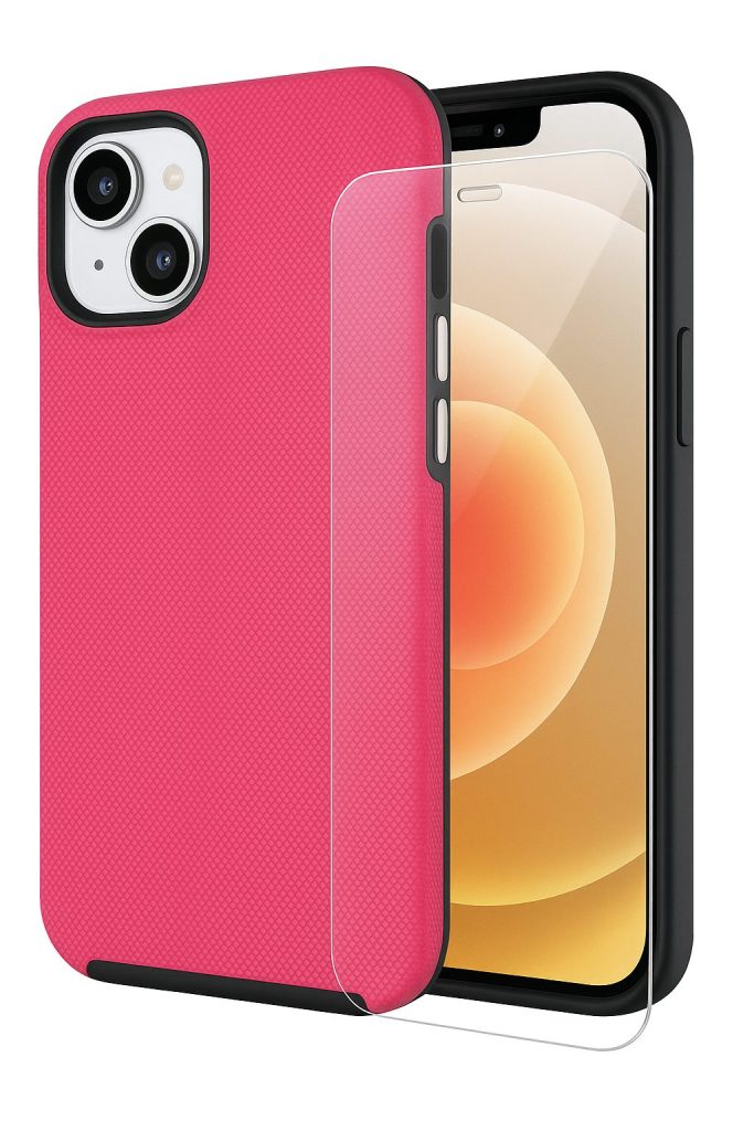 tempered glass and case combo